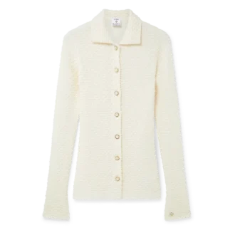 Gesteeld gebreid overhemd Gesteeld gebreid overhemd