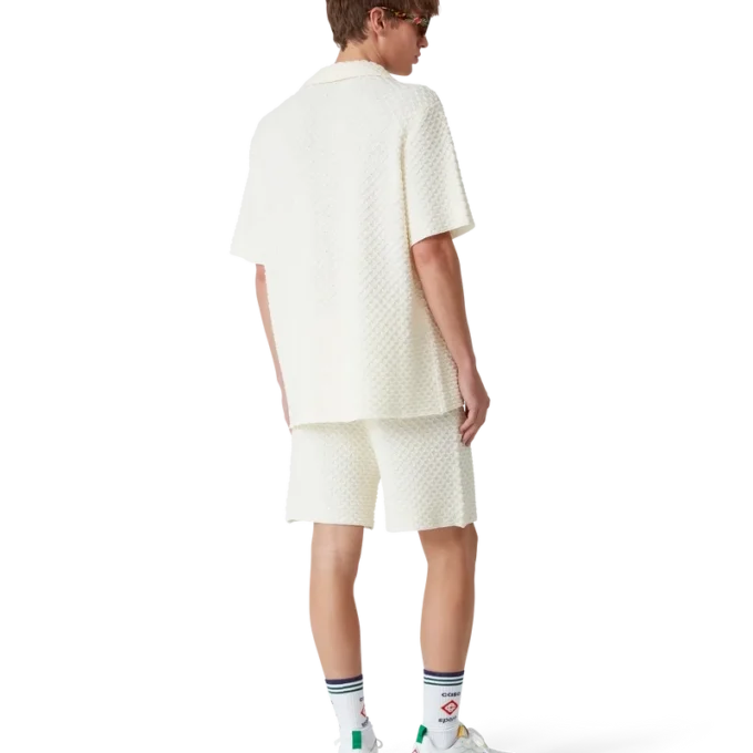 Gesteunde gebreide Shorts