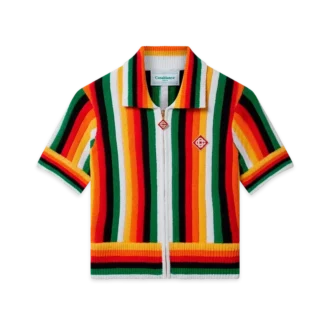 Gestreepte badstof top Gestreepte badstof top