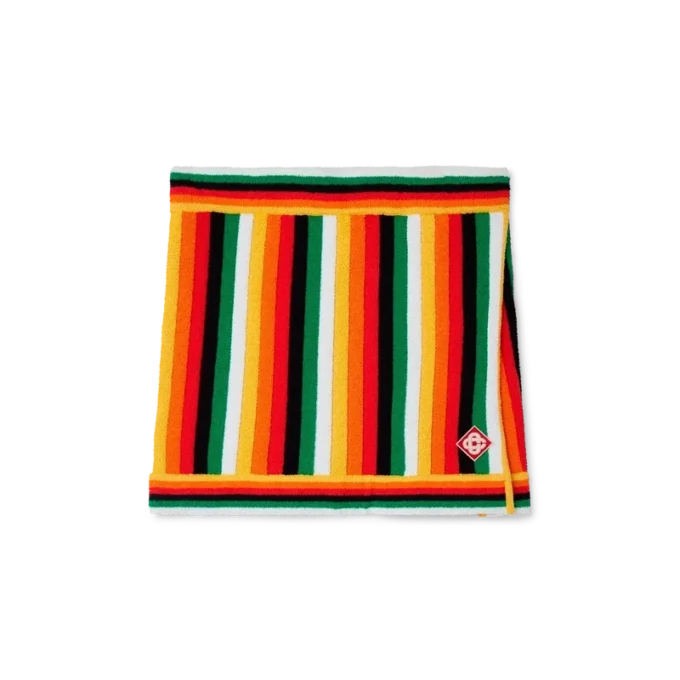 Gestreepte badstofrok Gestreepte badstofrok