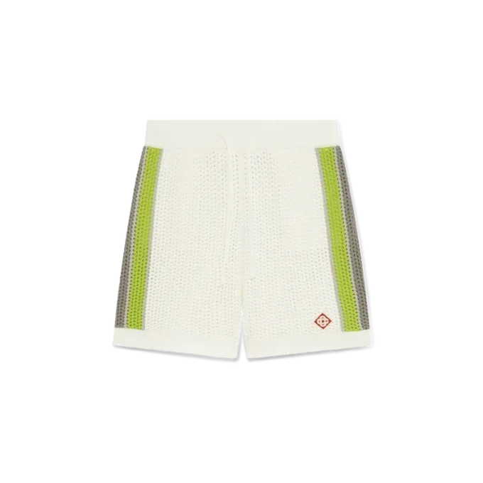 Gestreepte gehaakte Shorts Gestreepte gehaakte Shorts