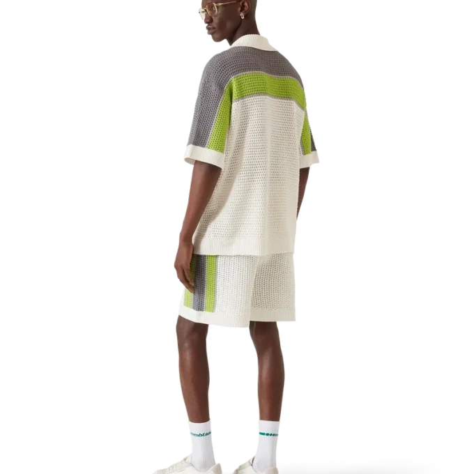 Gestreepte gehaakte Shorts Gestreepte gehaakte Shorts