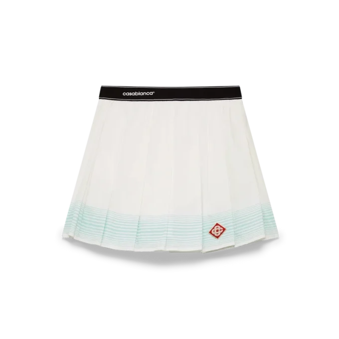 Gestreepte geplooide minirok