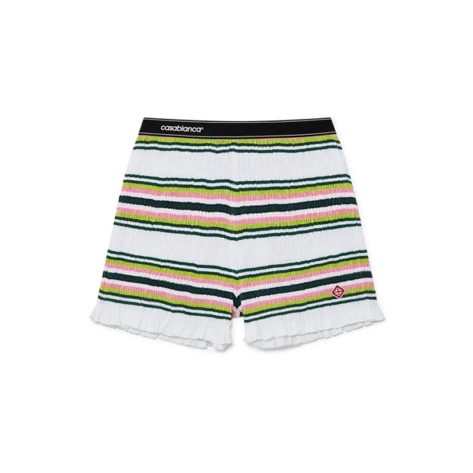 Gestreepte gerimpelde Shorts Gestreepte gerimpelde Shorts