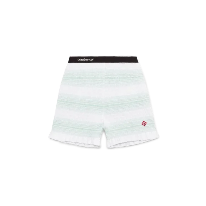 Gestreepte gerimpelde Shorts Gestreepte gerimpelde Shorts