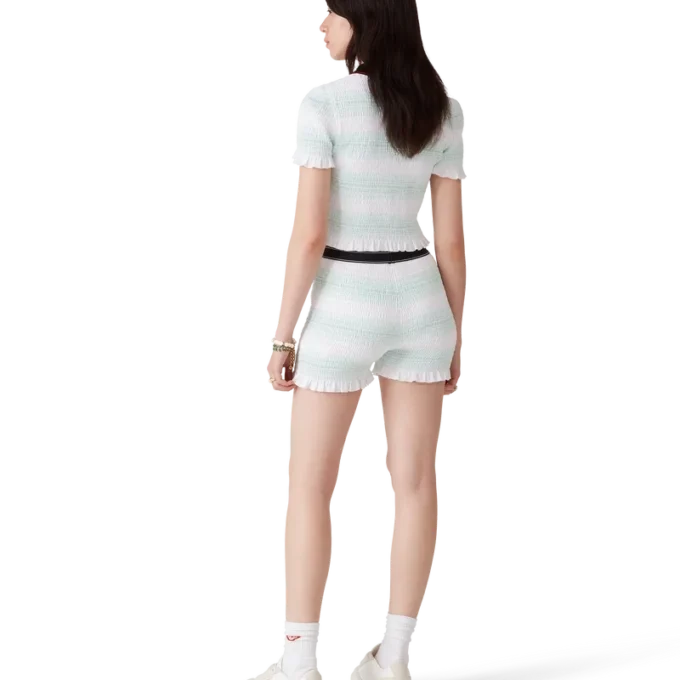 Gestreepte gerimpelde Shorts Gestreepte gerimpelde Shorts