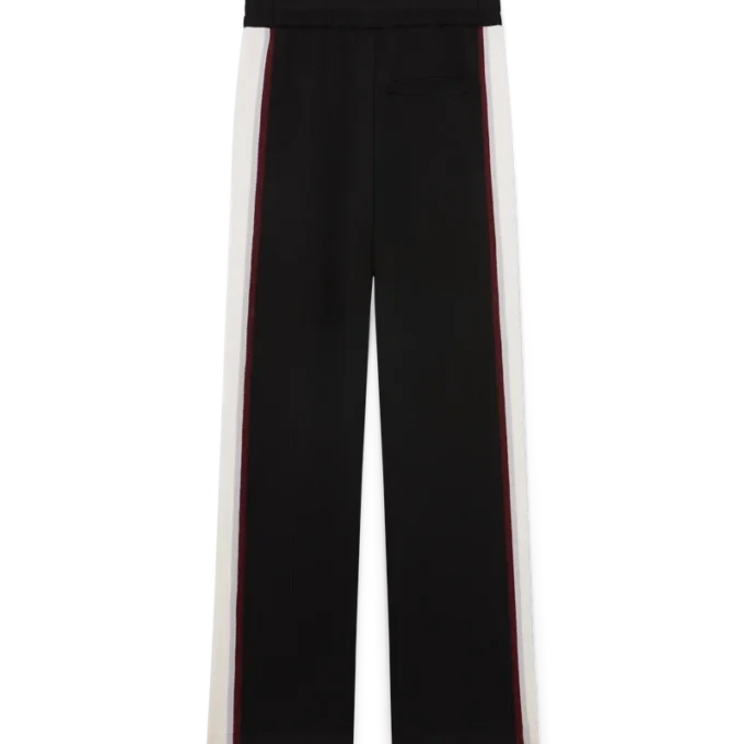 Gestreepte merino-gebreide broek Gestreepte merino-gebreide broek