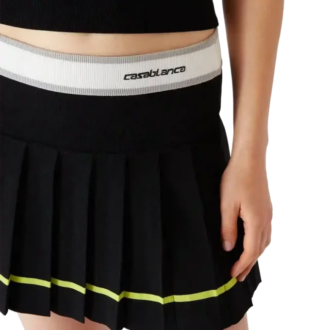 Gestreepte plooirok Gestreepte plooirok