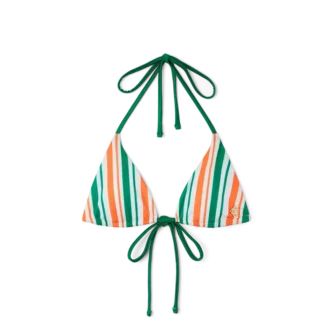 Gestreepte string-bikinitop