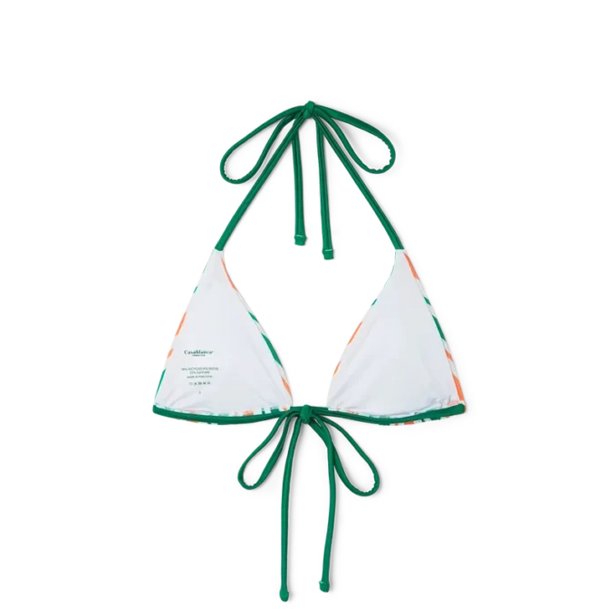 Gestreepte string-bikinitop Gestreepte string-bikinitop