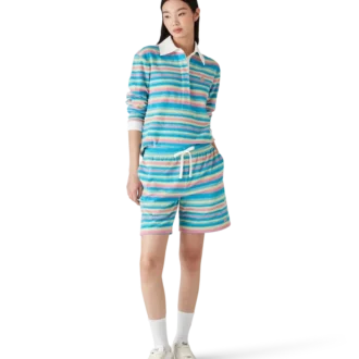 Gestrept badstof overhemd