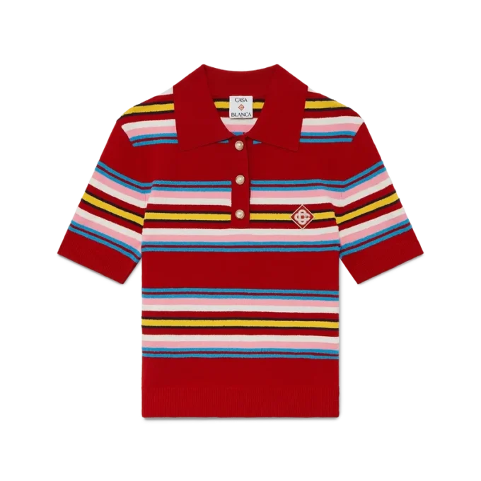 Gestrept poloshirt