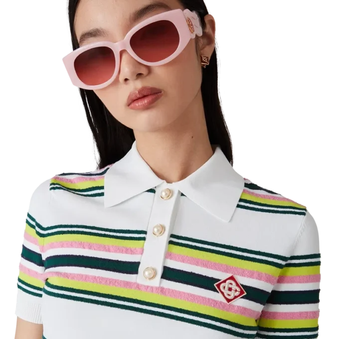 Gestrept poloshirt