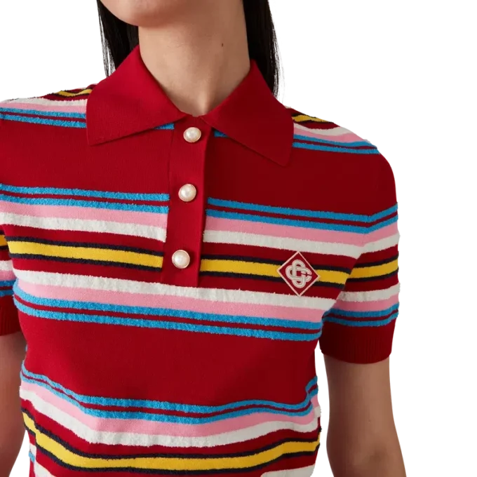 Gestrept poloshirt