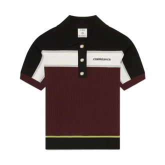 Gestrept poloshirt met korte mouwen Gestrept poloshirt met korte mouwen