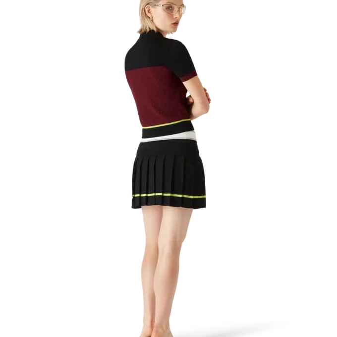 Gestrept poloshirt met korte mouwen