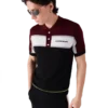 Gestreptes merino-Poloshirt