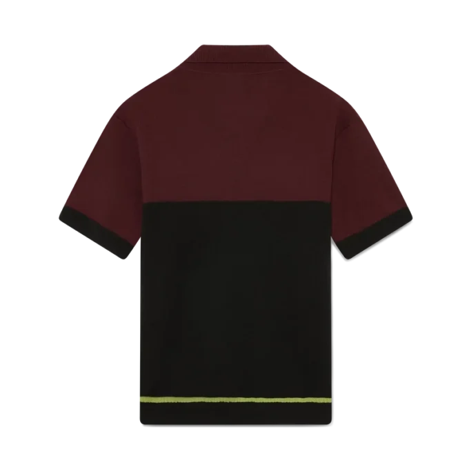 Gestreptes merino-Poloshirt