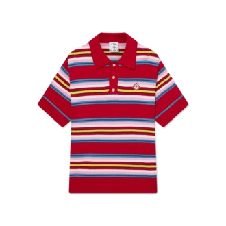 Gestreptes oversized Poloshirt