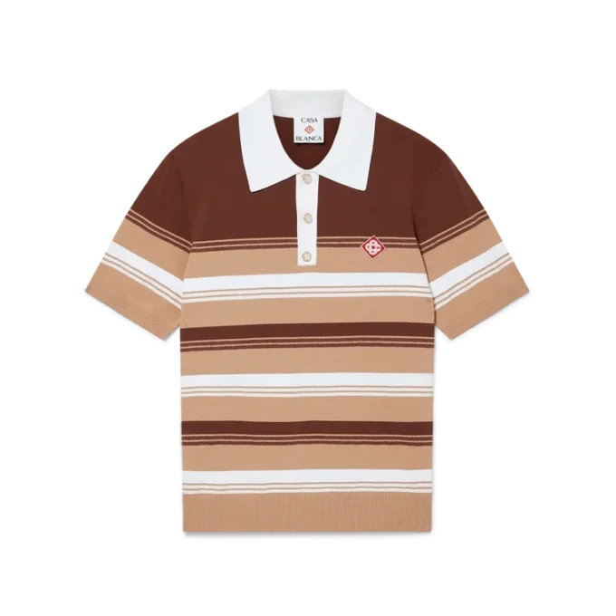 Gestreptes Poloshirt