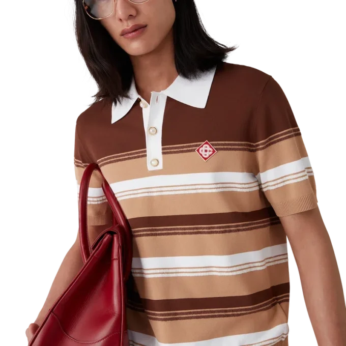 Gestreptes Poloshirt
