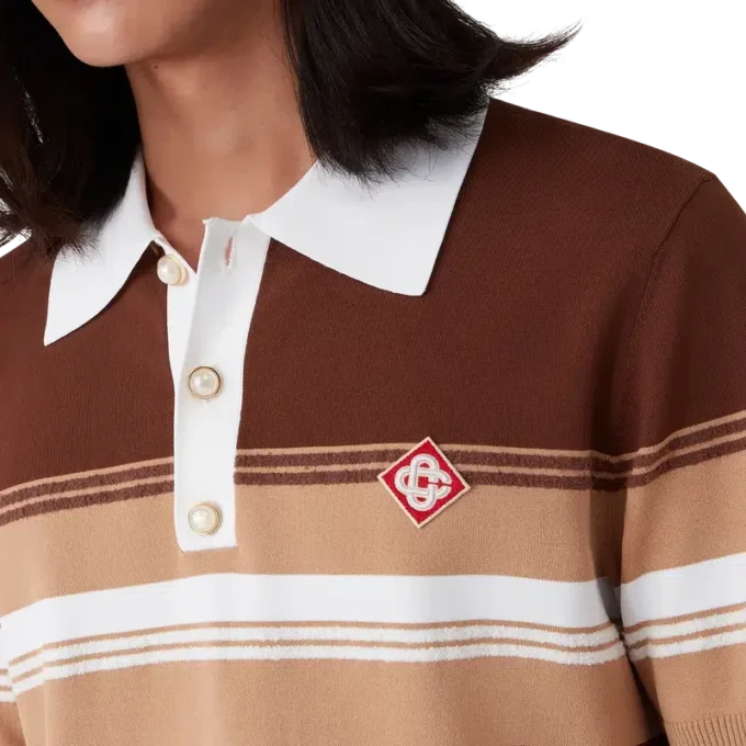 Gestreptes Poloshirt