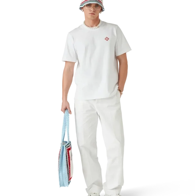 Getailleerde chino broek