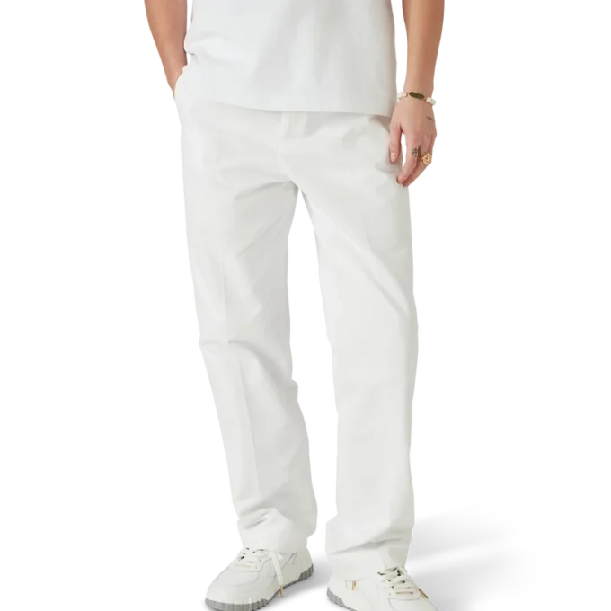 Getailleerde chino broek