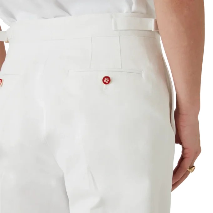 Getailleerde chino broek