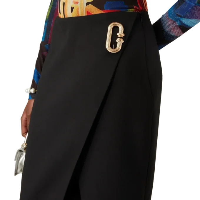 Getailleerde wikkelrok