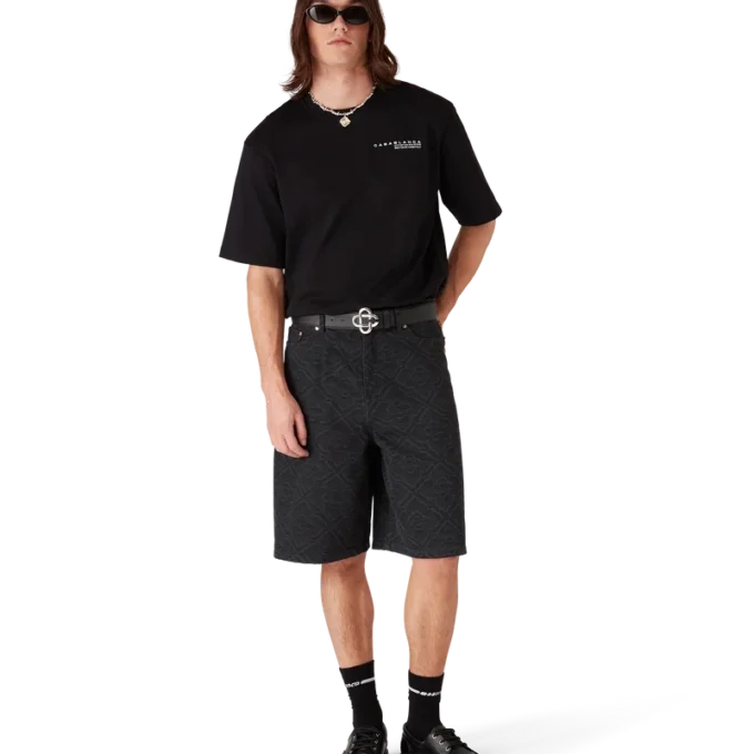 Glitch Orchid oversized T-shirt met korte mouwen