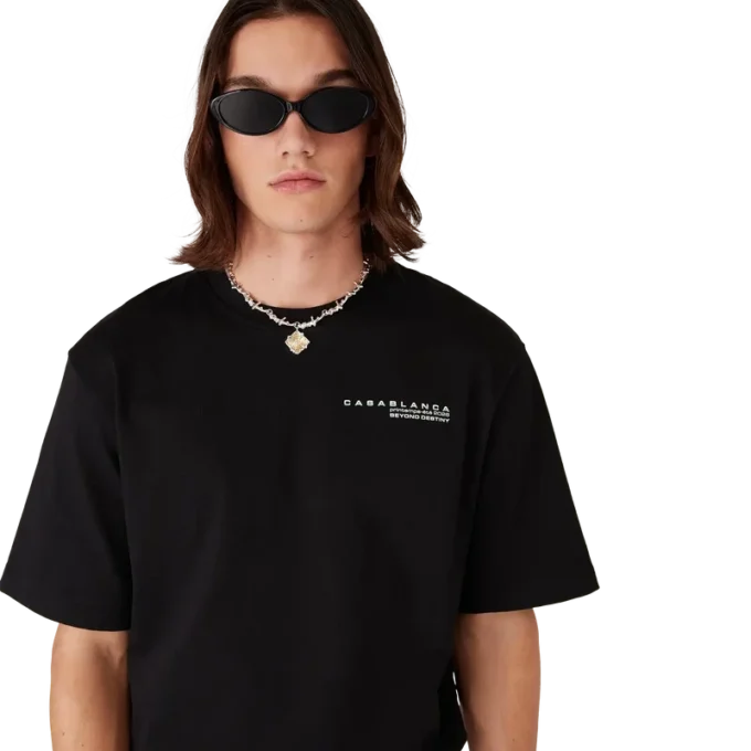 Glitch Orchid oversized T-shirt met korte mouwen