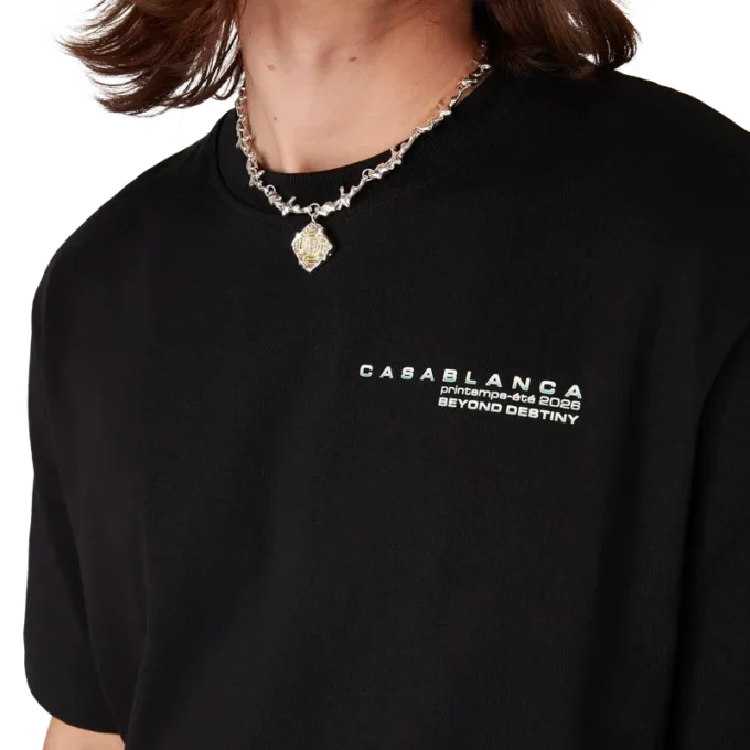 Glitch Orchid oversized T-shirt met korte mouwen