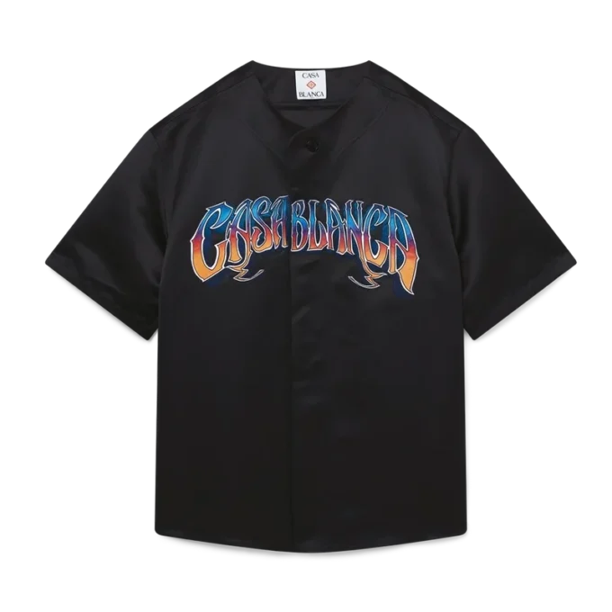 Gothic baseballshirt met korte mouwen
