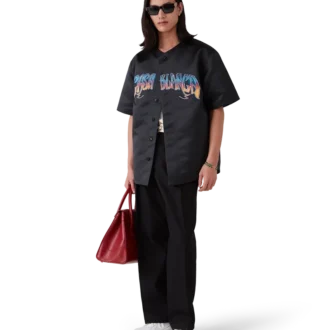 Gothic baseballshirt met korte mouwen