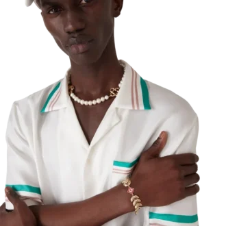 Gouden laurierbladarmband Gouden laurierbladarmband