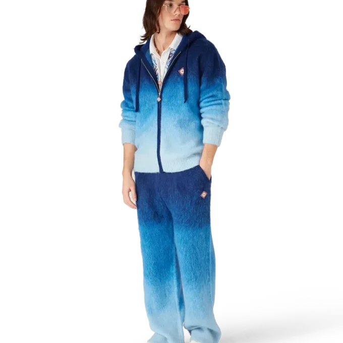 Gradient Mohair-broek