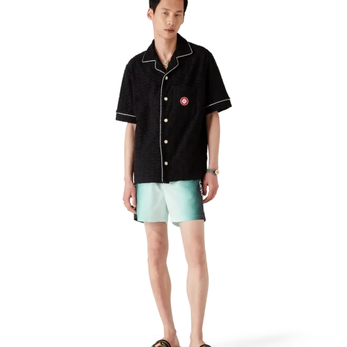 Gradient Monogram Jacquard zwemshort