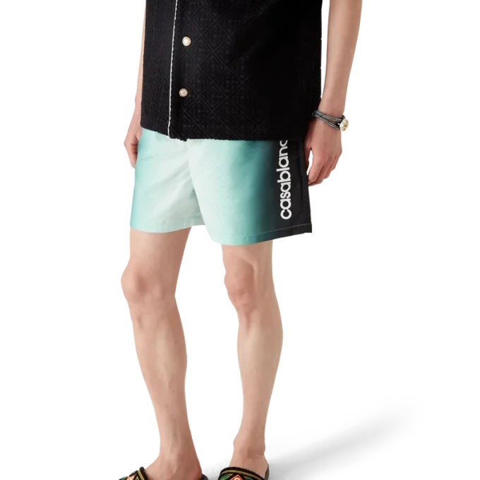 Gradient Monogram Jacquard zwemshort