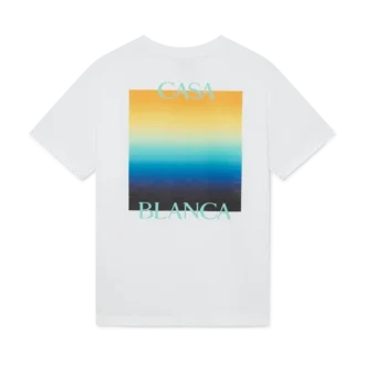 Gradient Square T-shirt met korte mouwen