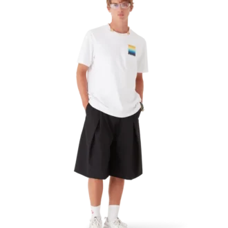 Gradient Square T-shirt met korte mouwen