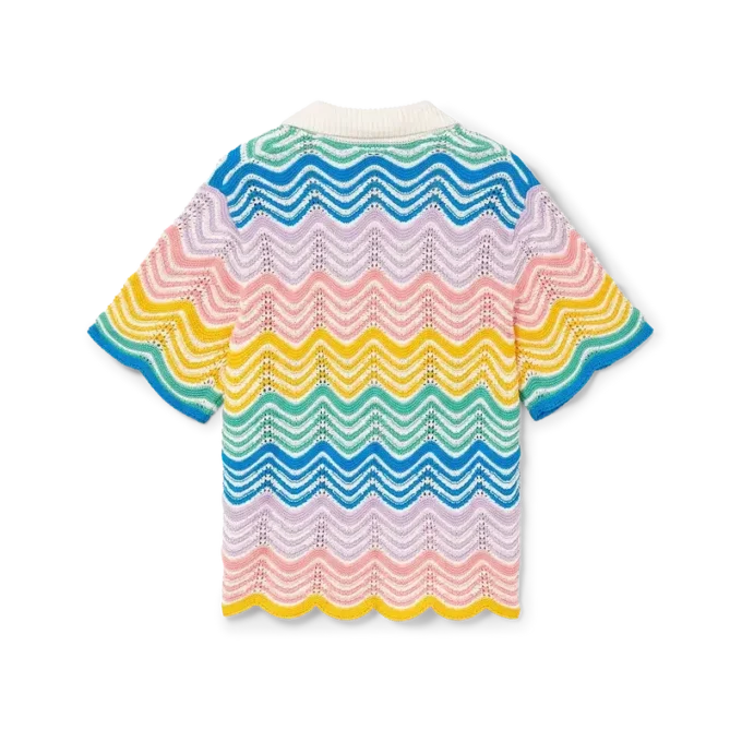 Gradient Wave-gebreid overhemd Gradient Wave-gebreid overhemd