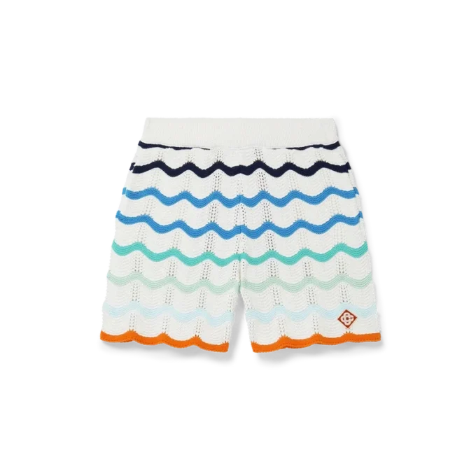 Gradient Wave gehaakte Shorts Gradient Wave gehaakte Shorts