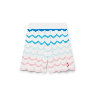 Gradient Wave gehaakte Shorts