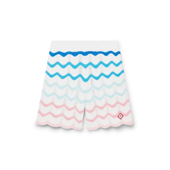Gradient Wave gehaakte Shorts