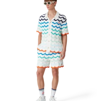 Gradient Wave gehaakt overhemd