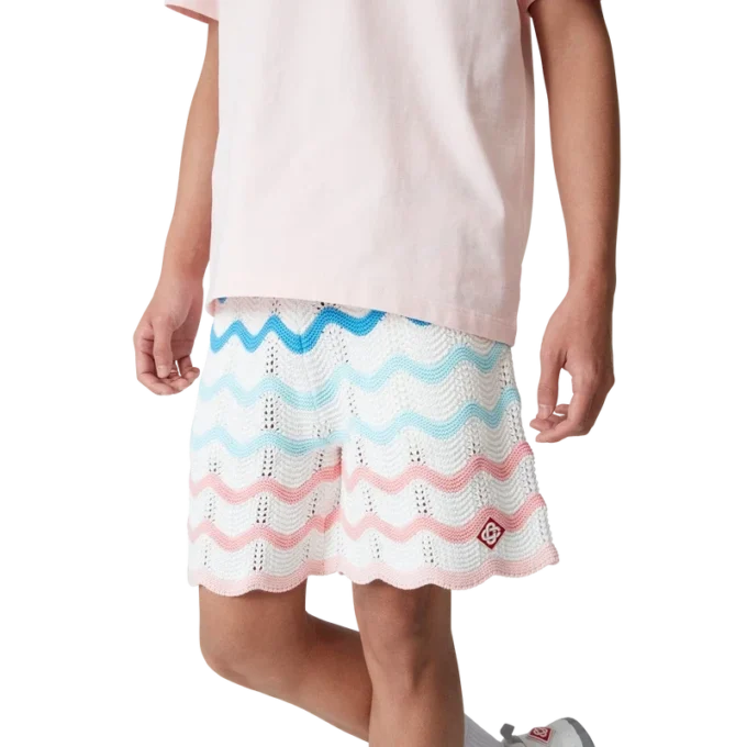Gradient Wave gehaakte Shorts