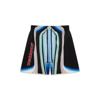 Graphic Mountain zijden Shorts Graphic Mountain zijden Shorts