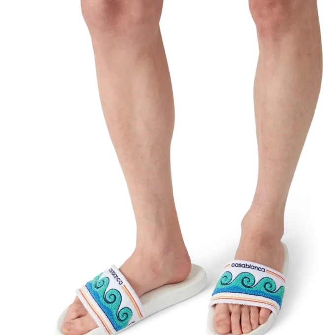 Greco Wave Terry-slippers voor heren Greco Wave Terry-slippers voor heren