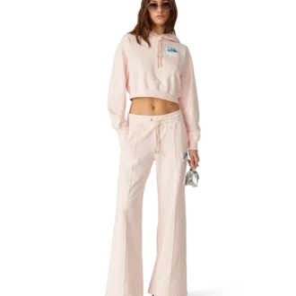 Greek Temple cropped hoodie